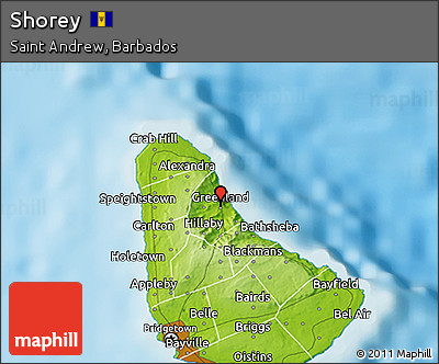 Physical 3D Map of Shorey