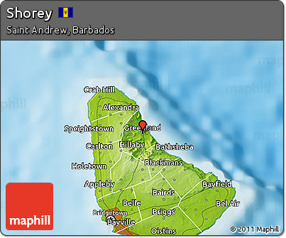 Physical 3D Map of Shorey