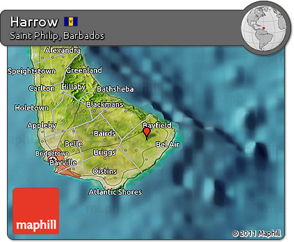 Satellite 3D Map of Harrow