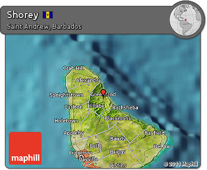Satellite 3D Map of Shorey