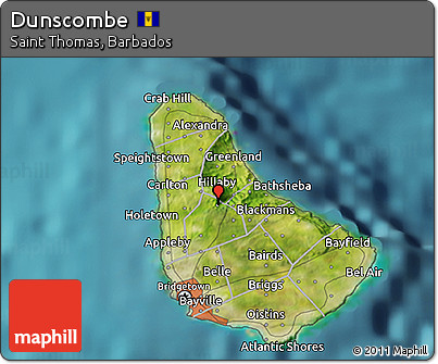 Satellite 3D Map of Dunscombe