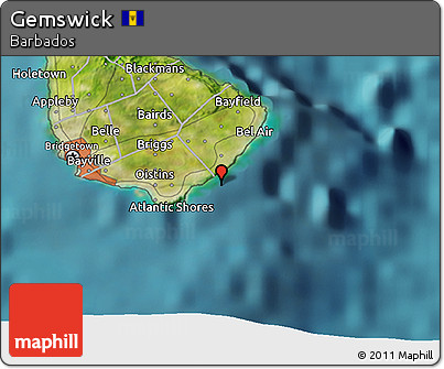 Satellite 3D Map of Gemswick