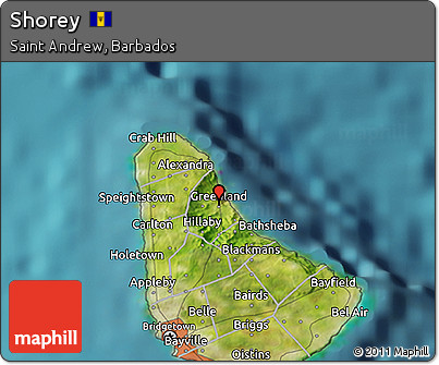 Satellite 3D Map of Shorey