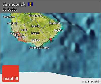 Satellite 3D Map of Gemswick