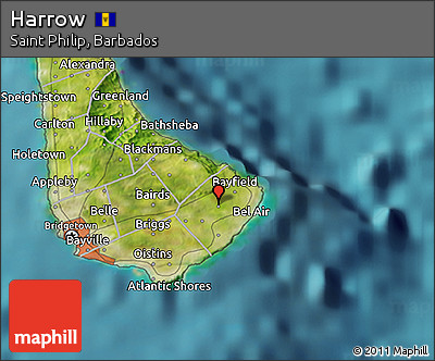 Satellite 3D Map of Harrow