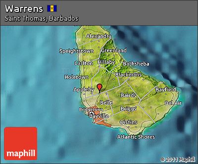 Satellite 3D Map of Warrens