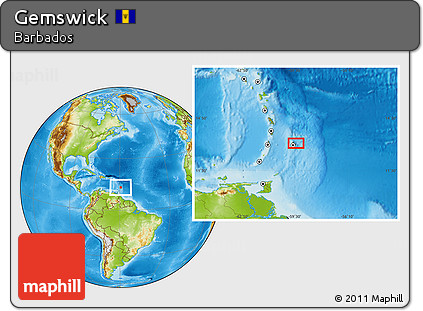 Physical Location Map of Gemswick