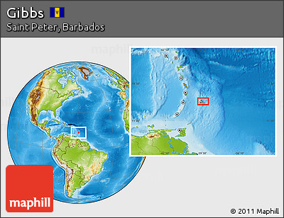 Physical Location Map of Gibbs