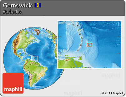 Physical Location Map of Gemswick