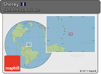 Savanna Style Location Map of Shorey