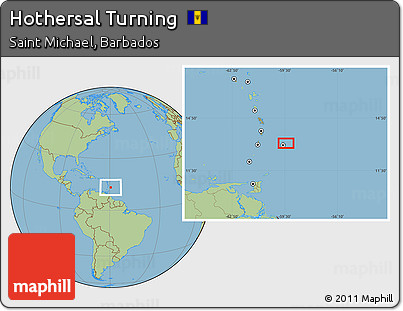 Savanna Style Location Map of Hothersal Turning