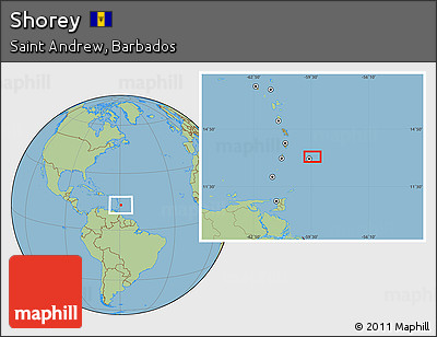 Savanna Style Location Map of Shorey