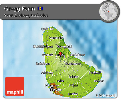 Physical Map of Gregg Farm