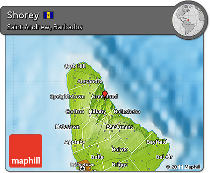 Physical Map of Shorey