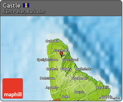 Physical Map of Castle