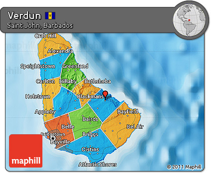 Political Map of Verdun