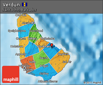 Political Map of Verdun