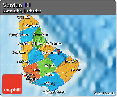 Political Map of Verdun