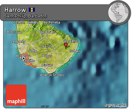 Satellite Map of Harrow