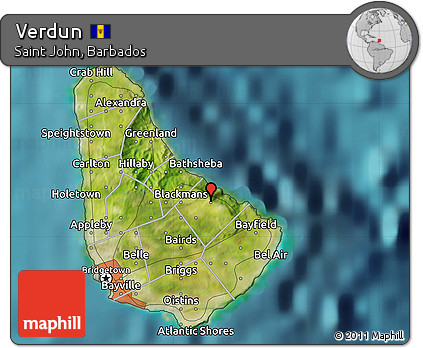 Satellite Map of Verdun