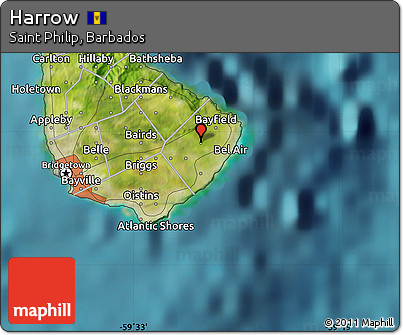 Satellite Map of Harrow