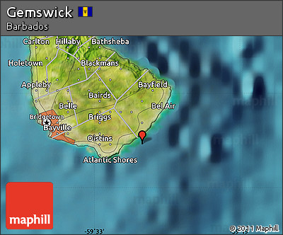 Satellite Map of Gemswick