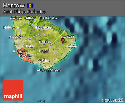 Satellite Map of Harrow