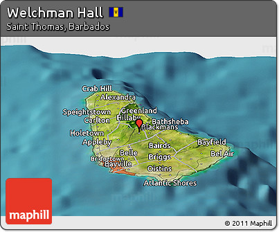 Satellite Panoramic Map of Welchman Hall