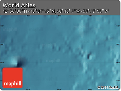 Satellite Map of the Area around 13° 13' 56" N, 60° 16' 29" W