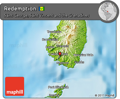 Physical 3D Map of Redemption