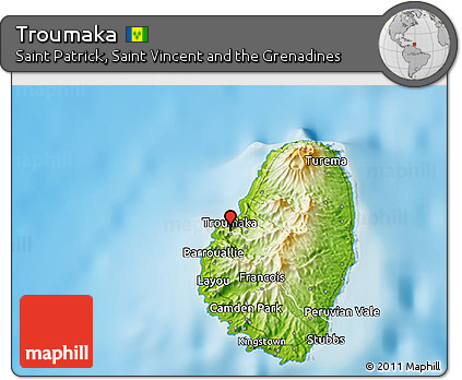 Physical 3D Map of Troumaka