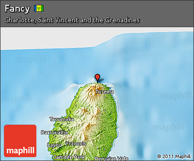 Physical 3D Map of Fancy