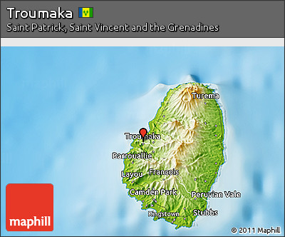 Physical 3D Map of Troumaka