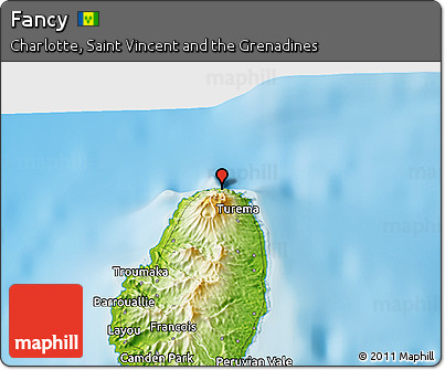 Physical 3D Map of Fancy