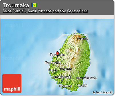 Physical 3D Map of Troumaka