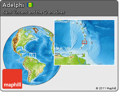 Physical Location Map of Adelphi