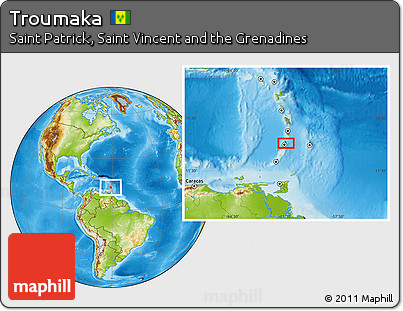 Physical Location Map of Troumaka