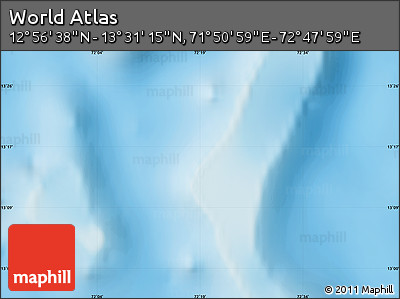 Physical Map of the Area around 13° 13' 56" N, 72° 19' 29" E