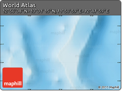 Physical Map of the Area around 13° 13' 56" N, 72° 19' 29" E