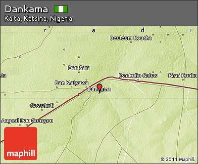 Physical Map of Dankama