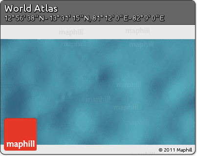 Satellite 3D Map of the Area around 13° 13' 56" N, 81° 40' 30" E