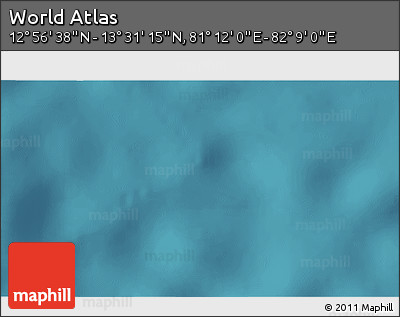 Satellite 3D Map of the Area around 13° 13' 56" N, 81° 40' 30" E