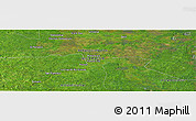 Satellite Panoramic Map of the area around 13° 13' 56" N, 84° 4' 29" W