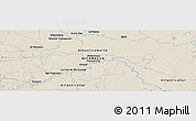 Shaded Relief Panoramic Map of the area around 13° 13' 56" N, 84° 4' 29" W