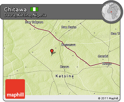 Physical 3D Map of Chitawa