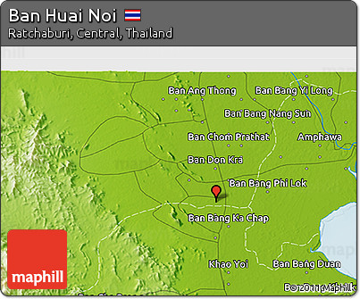 Physical 3D Map of Ban Huai Noi