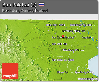 Physical 3D Map of Ban Pak Kai (2)