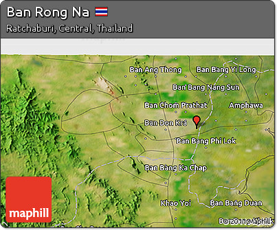 Satellite 3D Map of Ban Rong Na