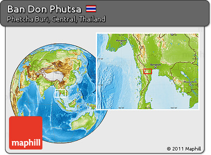 Physical Location Map of Ban Don Phutsa