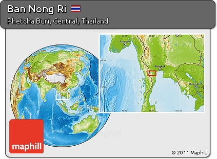 Physical Location Map of Ban Nong Ri
